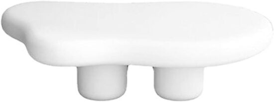 Mākoņu galdiņi balti 100 x 69 x 30 cm