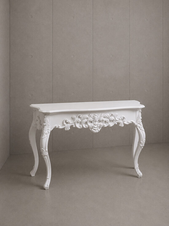 Grezna balta konsole 114 x 37 x 73 cm 