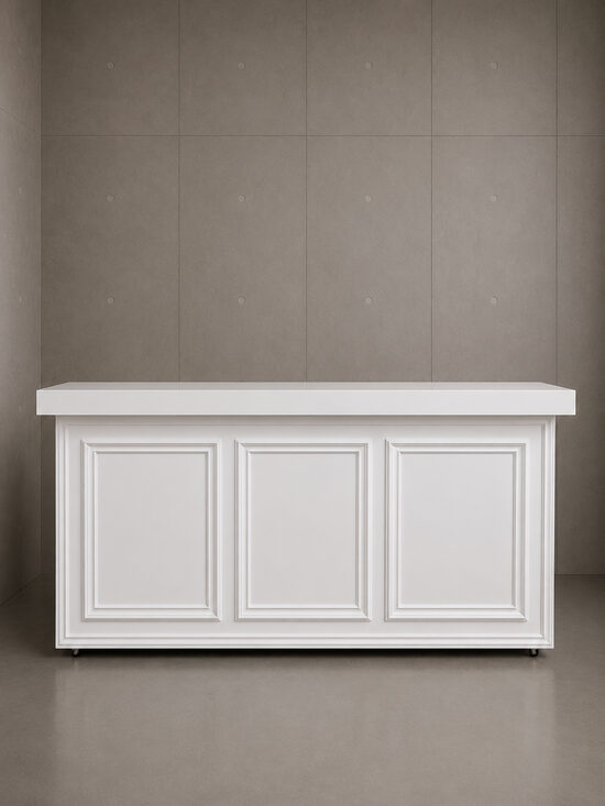 Balta bāra lete 2.30 x 1.25 x 0.72 m
