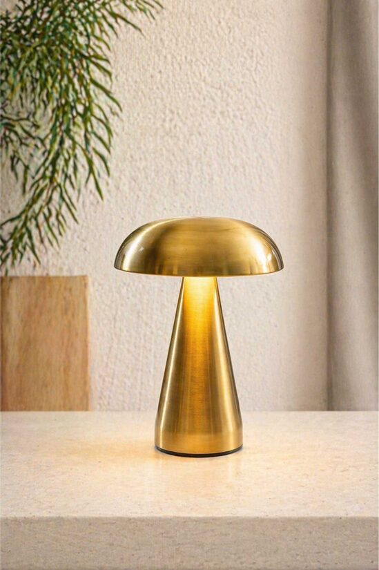 Zelta sēnītes lampiņas 15.5 x 20 cm 