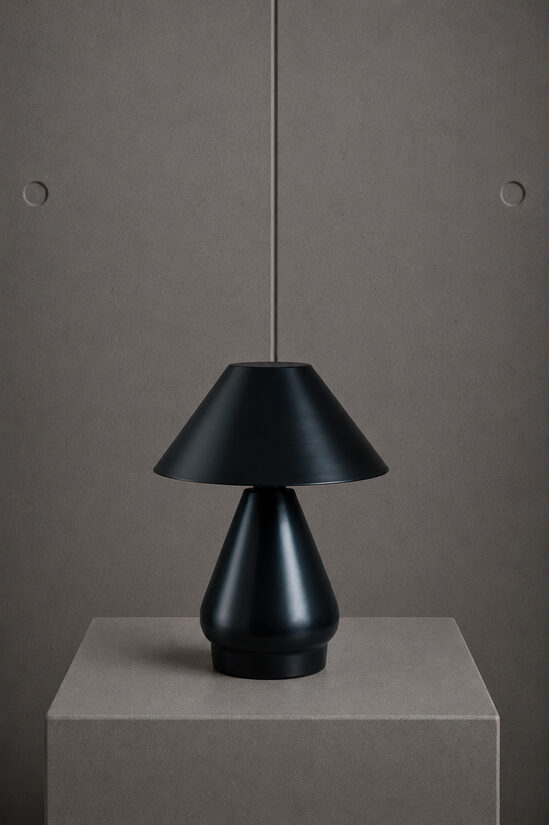 Zili melnas lampiņas Ø16 cm x 22 cm 
