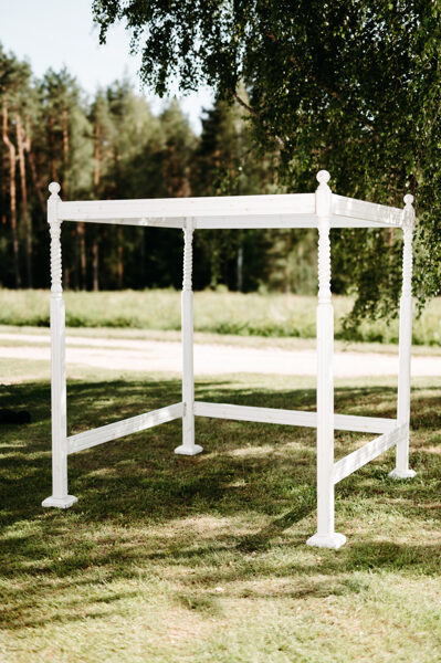 Lielais baltais ceremonijas kubs 230 x 230 x 235 cm 